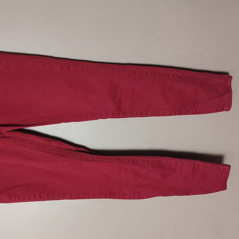Judy Blue Burgundy Skinny Fit Jeans 11/30 - Picture 4 of 8